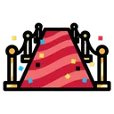 red carpet Pop Art icon