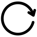 refresh reload circle Line Art icon