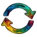 refresh reload circle Oil Painting icon