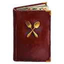 restaurant menu Oil Painting icon