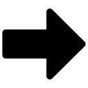 right arrow button Solid Glyph icon