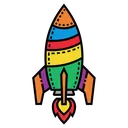 rocket Pop Art icon