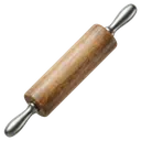rolling pin Photorealistic icon