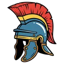 roman helmet Pop Art icon