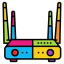 router Pop Art icon