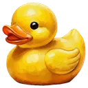 rubber duck Oil Painting icon