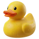 rubber duck Photorealistic icon