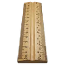 ruler Photorealistic icon