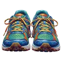 running shoes Oil Painting icon