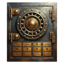 safe vault deposit Oil Painting icon
