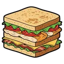 sandwich Pop Art icon