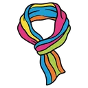 scarf Pop Art icon