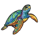 sea turtle Pop Art icon