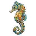 seahorse Oil Painting icon