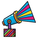 searchlight Pop Art icon