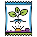 seed packet Pop Art icon