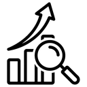 seo search ranking Line Art icon