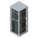 server rack Isometric icon