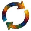 share arrow repost Oil Painting icon