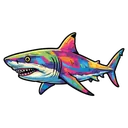 shark Pop Art icon