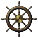 ship wheel Oil Painting icon