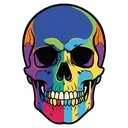 skull Pop Art icon