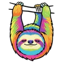 sloth Pop Art icon