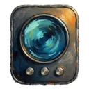smart thermostat Oil Painting icon
