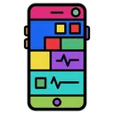 smartphone Pop Art icon