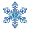 snow flake winter Oil Painting icon