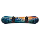 snowboard Oil Painting icon