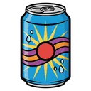 soda can Pop Art icon