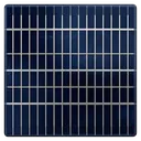 solar panel cell Photorealistic icon