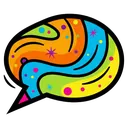 speech bubble Pop Art icon