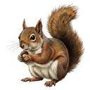 squirrel Oil Painting icon