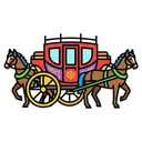 stagecoach Pop Art icon