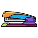 stapler Pop Art icon