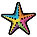 starfish Pop Art icon