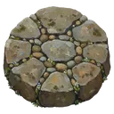 stepping stone Oil Painting icon