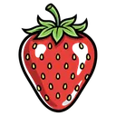 strawberry Pop Art icon