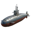 submarine Photorealistic icon
