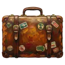 suitcase Oil Painting icon