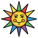 sun Pop Art icon