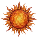 sun Oil Painting icon