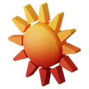 sun Isometric icon