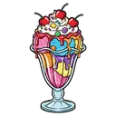 sundae Pop Art icon