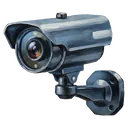 surveillance camera cctv Oil Painting icon