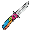 switchblade Pop Art icon