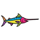swordfish Pop Art icon