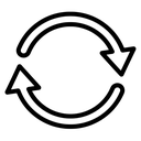 sync Line Art icon